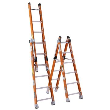 Werner Fiberglass Combination Ladders