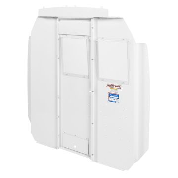 Weather Guard 96311-3-01D Window Style Deeper Offset Van Bulkhead for Ford Transit 2015 and Newer - Mid-Roof