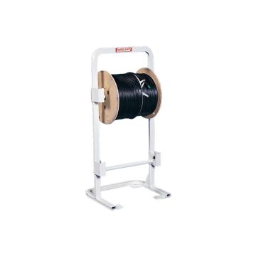 Weather Guard 9861-3-01 Floor Mount 2 Spool Cable Reel Holder - 19-3/4"L x 16-1/4"D x 42-1/2"H