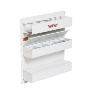 Weather Guard 9872-3-01 Door Organizer with tool trays - 20-1/4"L x 4-5/8"D x 21-3/4"H