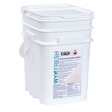 WYK 2602C-WYK 20 lbs Wyk Fresh Cherry Scented Odor Absorbing Sorbent - 5.3 Gallon Flip Top Pail