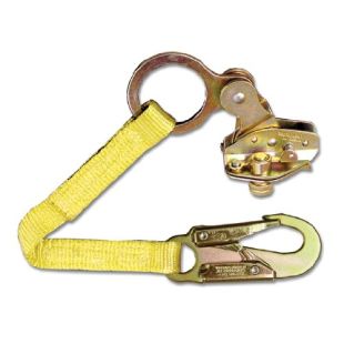 Guardian 01500 - Rope Grab for 5/8" and 1/2" Rope with Attached 18" Extension Lanyard