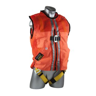 Guardian Orange Mesh Construction Tux with Side D-Rings - Pass Through Chest - Pass Through Legs