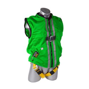 Guardian Green Mesh Construction Tux with Side D-Rings - Pass Through Chest - Pass Through Legs