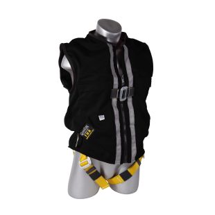 Guardian Black Mesh Construction Tux with Side D-Rings - Pass Through Chest - Pass Through Legs