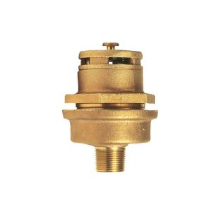 Justrite 08102 Brass Vertical Vent Assembly - 3/4" Bung Opening