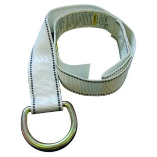 Guardian 10705 - 3' White Lanyard Strap with D-Ring
