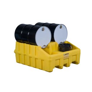 Justrite 28666 - EcoPolyBlend Drum Management System Yellow Base Module