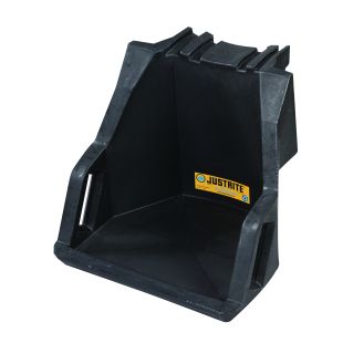 Justrite 28671 - EcoPolyBlend Drum Management System Black Dispensing Shelf