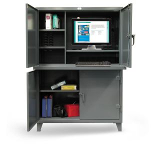 Strong Hold 2 Compartment Computer Workstations