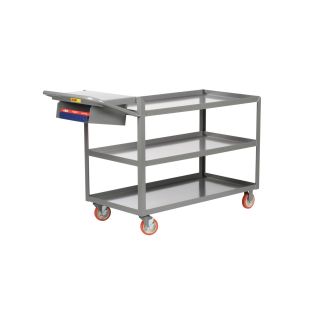 Little Giant Steel 3-Shelf Order Picking Trucks
