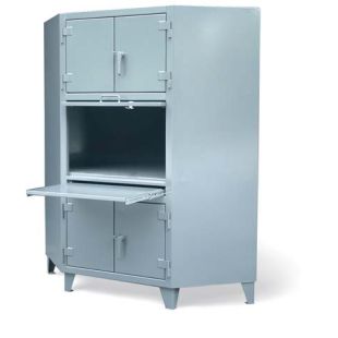 Strong Hold 3 Compartment Corner Cabinets