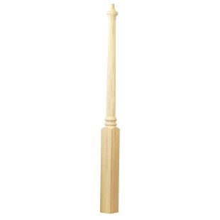 C-4035 Traditional Angle / Landing Newel 3" x 60" Red Oak