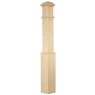 C-4091 Box Newel (Plain) 6-1/4" x 55"