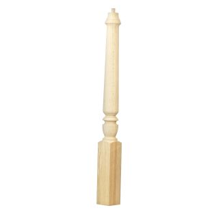 C-4277 Marion (Plain) Angle / Landing Newels 3-1/2" x 60"