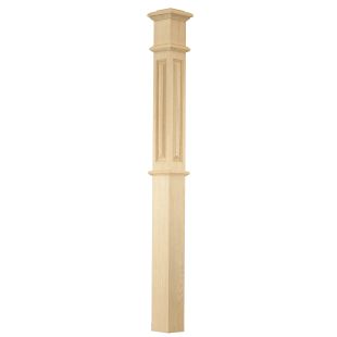 C-4691-RP Box Newel (True Raised Panel) 4-1/2" x 64"