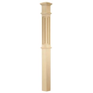 C-4695-RP Box Newel (Raised Panel) 4-1/2" x 64"