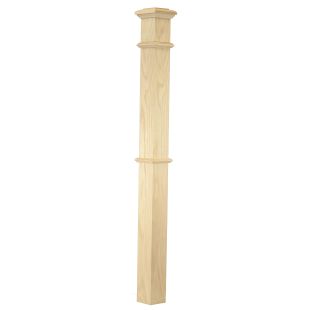C-4695 Box Newel (Plain) 4-1/2" x 64"