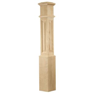 C-4891-RP Box Newel (True Raised Panel) 7-1/2" x 56"