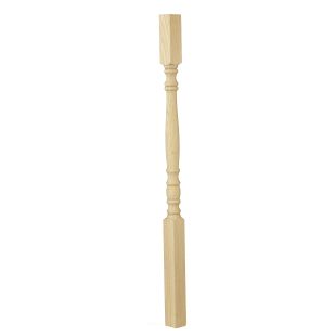 C-5005 1-3/4" Hampton Square Top Balusters Unfinished
