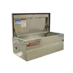 Weather Guard 644-0-01 - 37" All Purpose Chest Box - Aluminum - Compact - Silver