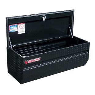 Weather Guard 654-5-01 - 55" All Purpose Chest Box - Aluminum - Full/Compact - Black