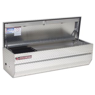 Weather Guard 684-0-01 - 62" All Purpose Chest Box - Aluminum - Full-Size Extra Wide - Silver