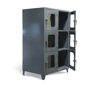 Strong Hold 6-Compartment Clear View Cabinets