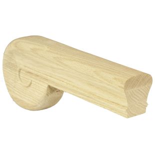 C-7031 Traditional Vertical Volute Red Oak