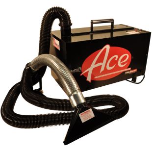 Ace Portable Fume Extractor with 10 Foot Extraction Hose and Magnetic Base Assembly for Light Duty Production Welding & Soldering