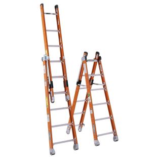 Werner Fiberglass Combination Ladders
