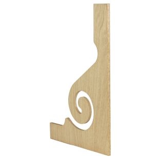 C-8029-V Tread Bracket (Veneered) Oak