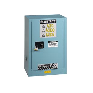 Justrite Compac Sure-Grip EX Corrosives Safety Cabinets - 12 Gallon