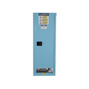 Justrite Slimline Sure-Grip EX Corrosives Safety Cabinets - 22 Gallon