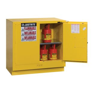 Justrite 22 Gallon Undercounter Sure-Grip EX Flammables Safety Cabinets