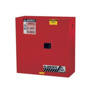 Justrite 893001 - 30 Gallon Manual Close Sure-Grip EX Combustibles Safety Cabinet