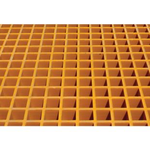 Justrite Fiberglass Floor Grating with Sump Liners for Outdoor Safety Lockers