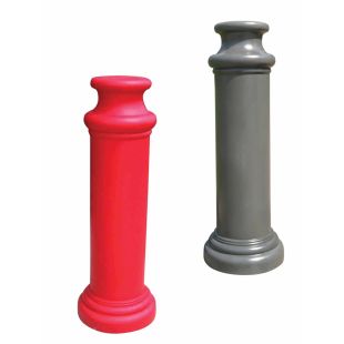Ideal Shield Pawn Style Bollard Covers 49"H - Fits 10" to 11" Diameter Bollards