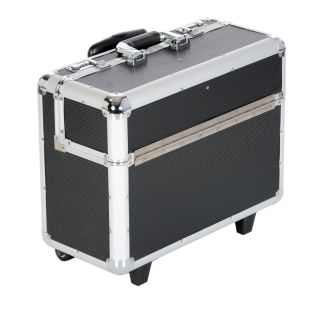 Vestil CASE-SH Pilot Storage Case with Trolley Handle - 16"W x 10"W x 18-7/8"H