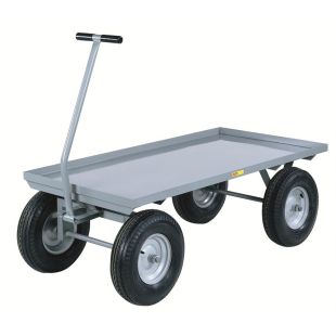 Little Giant Steel Heavy Duty Wagon Trucks with 1-1/2" Retaining Lip Deck