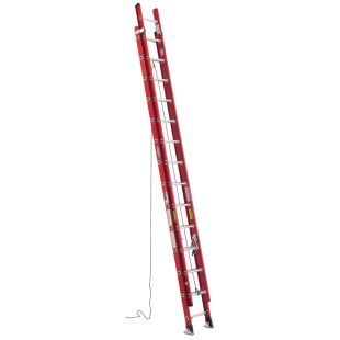 Werner D6300-2 Series Type IA Fiberglass Extension Ladders - 300lb Capcity