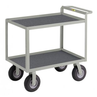 Little Giant Steel 30"W Instrument Cart with Hand Guards and Multiple Top Choices