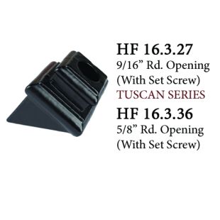 House of Forgings Cast Iron Pitched Shoes for Round Ended Balusters