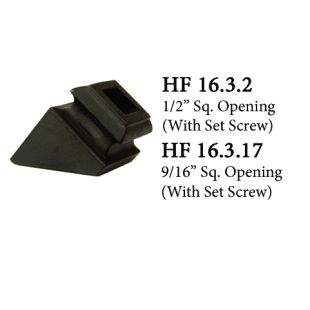 House of Forgings Aluminum Pitch Shoes with Set Screw for Square Ended Balusters