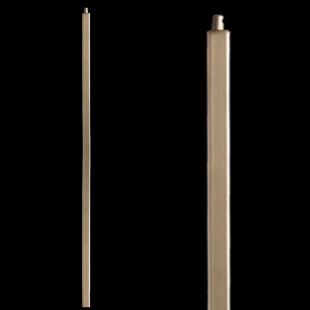 House of Forgings 16.5.8-T - 1-3/16" Square Hollow Core Newel - Dorado Gold