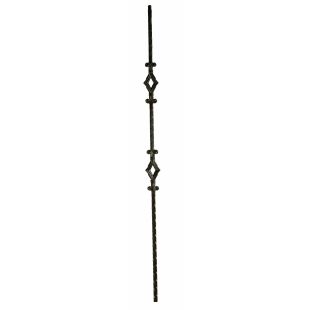 M13444 Double Window 9/16" Sq. Balusters
