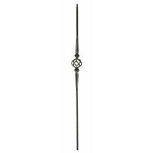 M16044 Single Basket w/ Spoons 9/16" Sq. Balusters