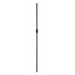 M30544 Single Forged Ball 9/16" Sq. Balusters