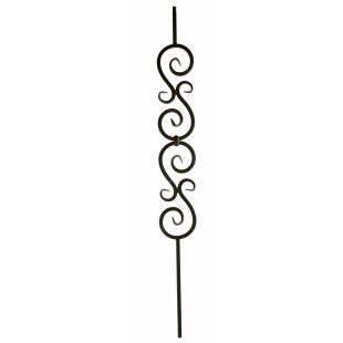 M32644 Double Scroll 1/2" Sq. Balusters