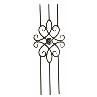 M-390 3 Leg Panel 1/2" Sq. Balusters